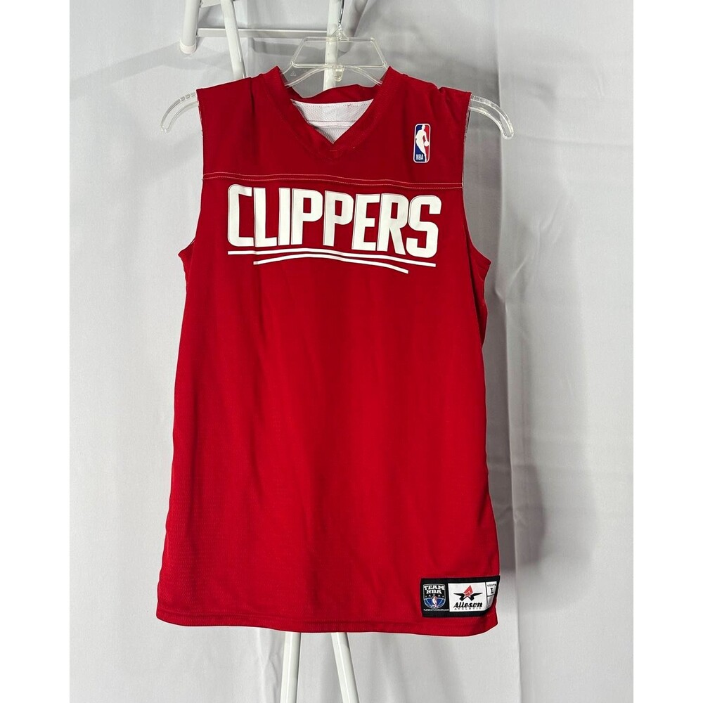 Los Angeles Clippers NBA Alleson Athletic Youth L Red Basketball Jersey
